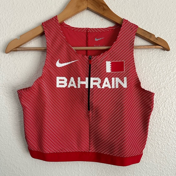 Nike Pro Elite Bahrain Running Track Field Racing Top Singlet Women Size Medium - Picture 1 of 8